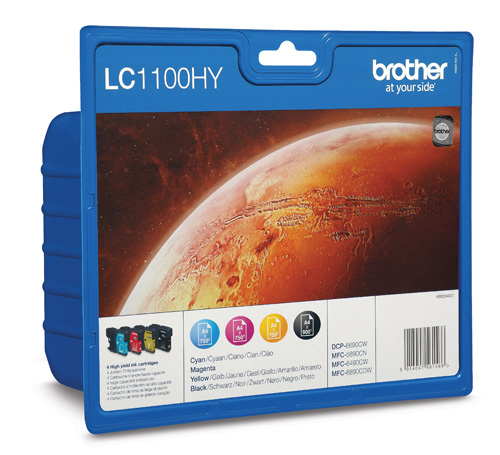 Pack Cartucho Tinta Brother LC-1100 Original